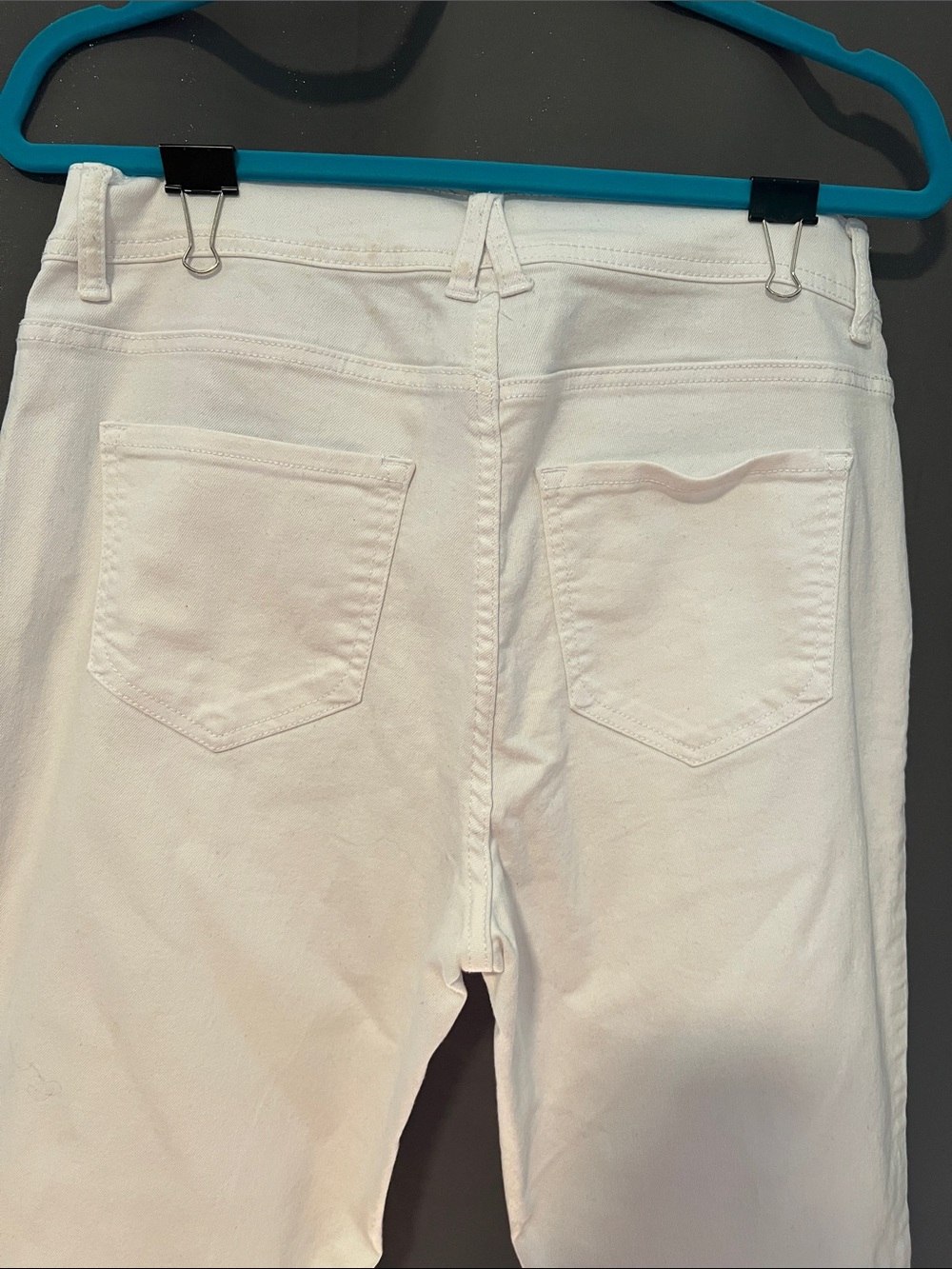 Angels White Cropped Ankle Jeans - Picture 4 of 4